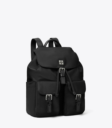 Tory Burch designer バックパック ヴァージニア バックパック in Black angle
