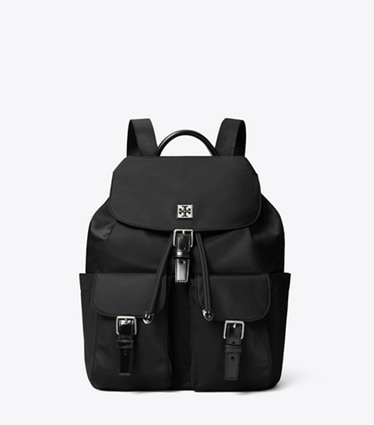Tory Burch designer バックパック ヴァージニア バックパック in Black front