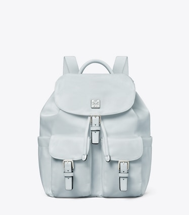 Tory Burch designer backpacks Virginia Backpack in Summit front