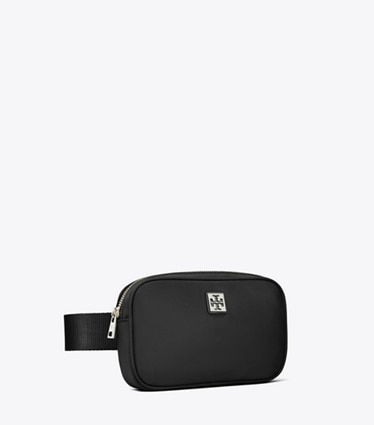 Tory Burch designer belt bags Virginia Belt Bag in Black angle