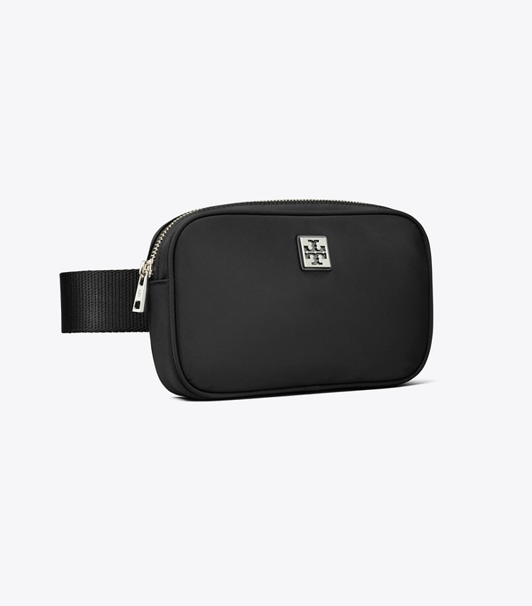 Tory Burch designer belt bags Virginia Belt Bag in Black angle