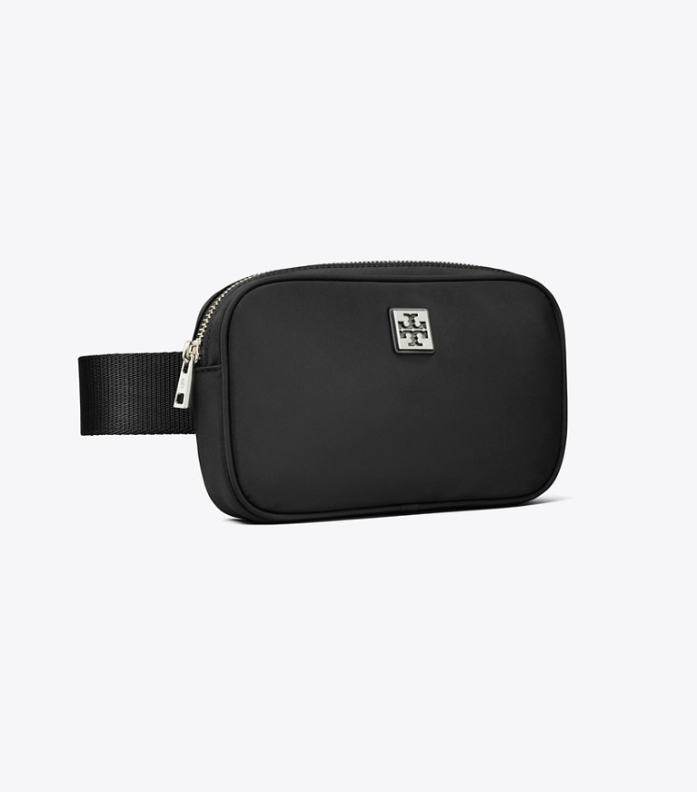 Tory Burch designer belt bags Virginia Belt Bag in Black angle