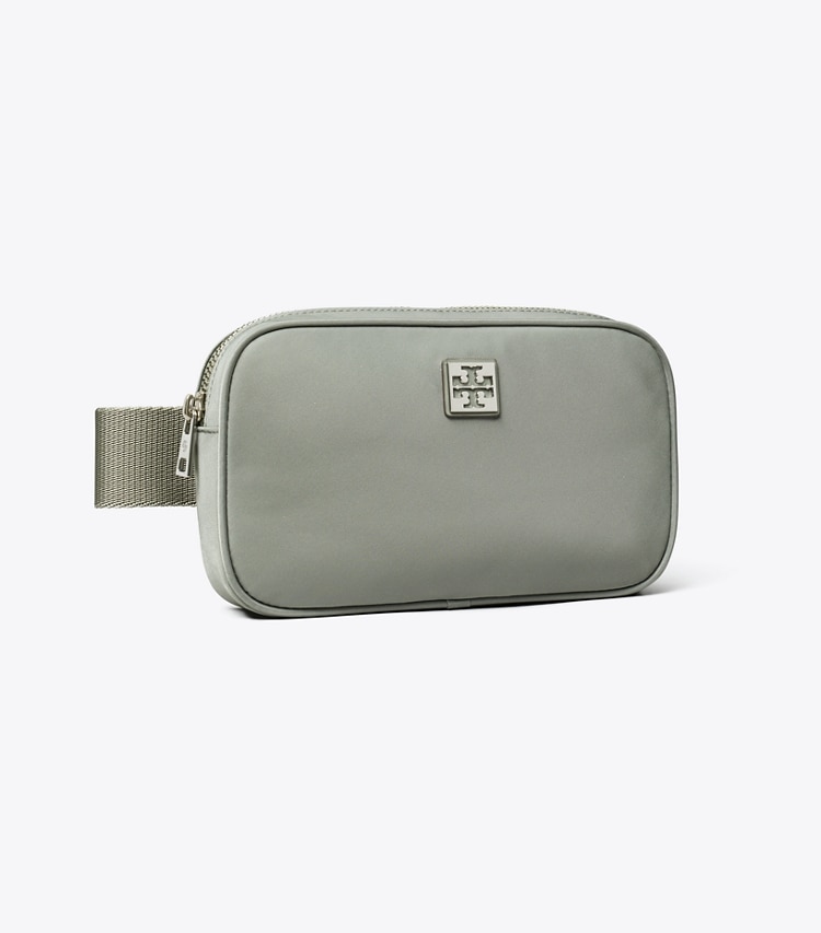 Tory Burch designer belt bags Virginia Belt Bag in Shale Rock angle