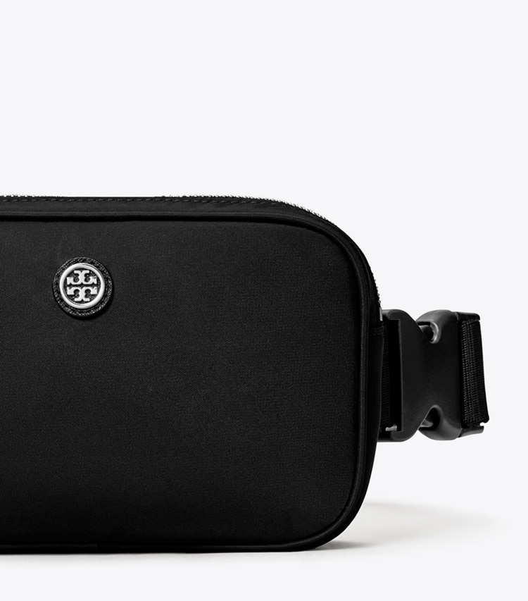 Tory Burch designer belt bags Virginia Belt Bag in Black detail