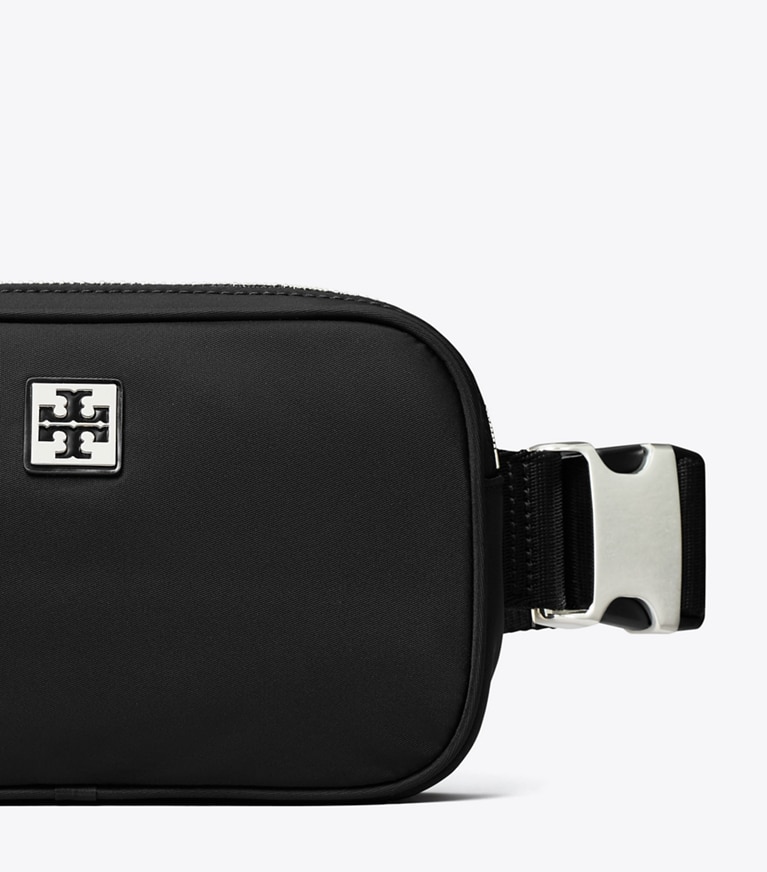 Tory Burch designer belt bags Virginia Belt Bag in Black angle