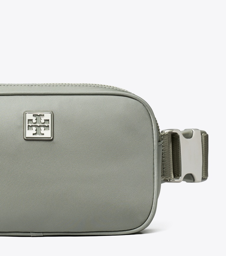 Tory Burch designer belt bags Virginia Belt Bag in Shale Rock angle