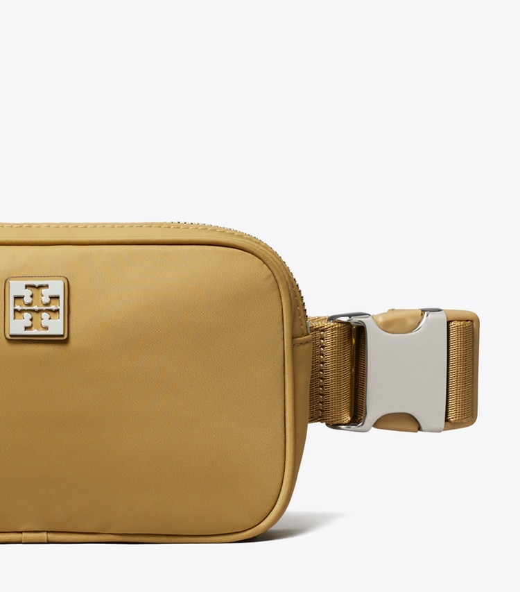 Tory Burch designer belt bags Virginia Belt Bag in Wheat detail