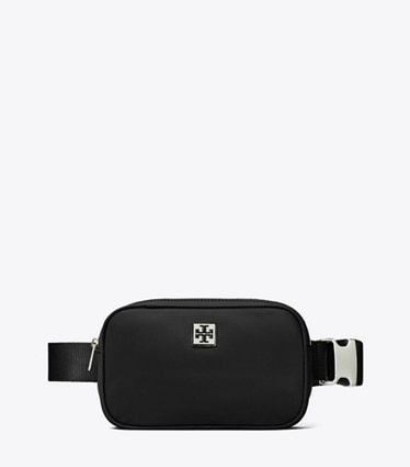 Tory Burch designer belt bags Virginia Belt Bag in Black front