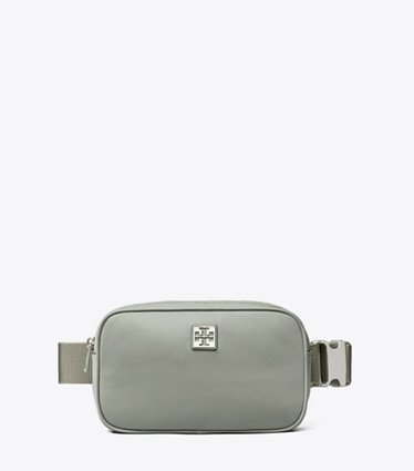 Tory Burch designer belt bags Virginia Belt Bag in Shale Rock front