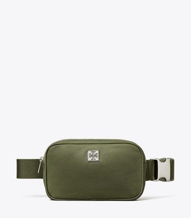 Tory Burch designer belt bags Virginia Belt Bag in Grape Leaf front