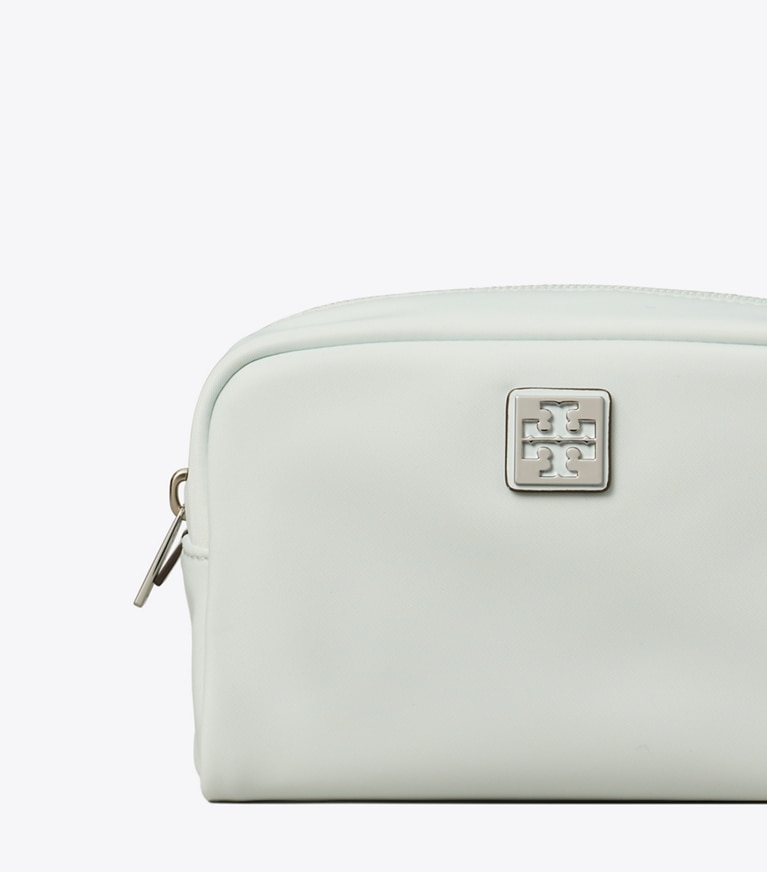 Tory Burch designer cosmetic bags Virginia Cosmetic Case in Summit detail