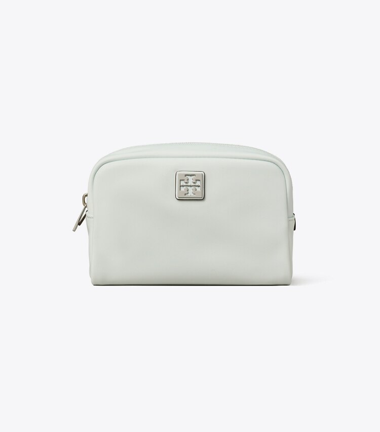 Tory Burch designer cosmetic bags Virginia Cosmetic Case in Summit front