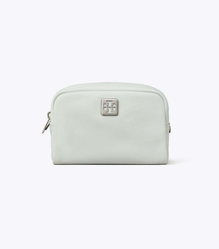 Tory Burch designer cosmetic bags Virginia Cosmetic Case in Summit front