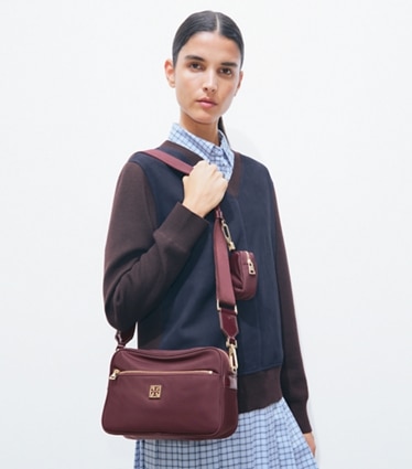 赤にんじん❕Tory Burch　バッグ レッド ナイロン バッグ - レディース |トリーバーチ公式オンライン