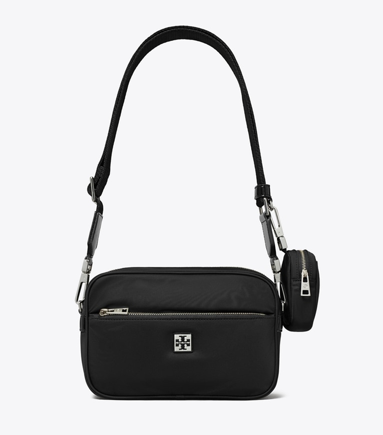 Tory Burch designer ショルダーバッグ ヴァージニア ショルダーバッグ in Black angle
