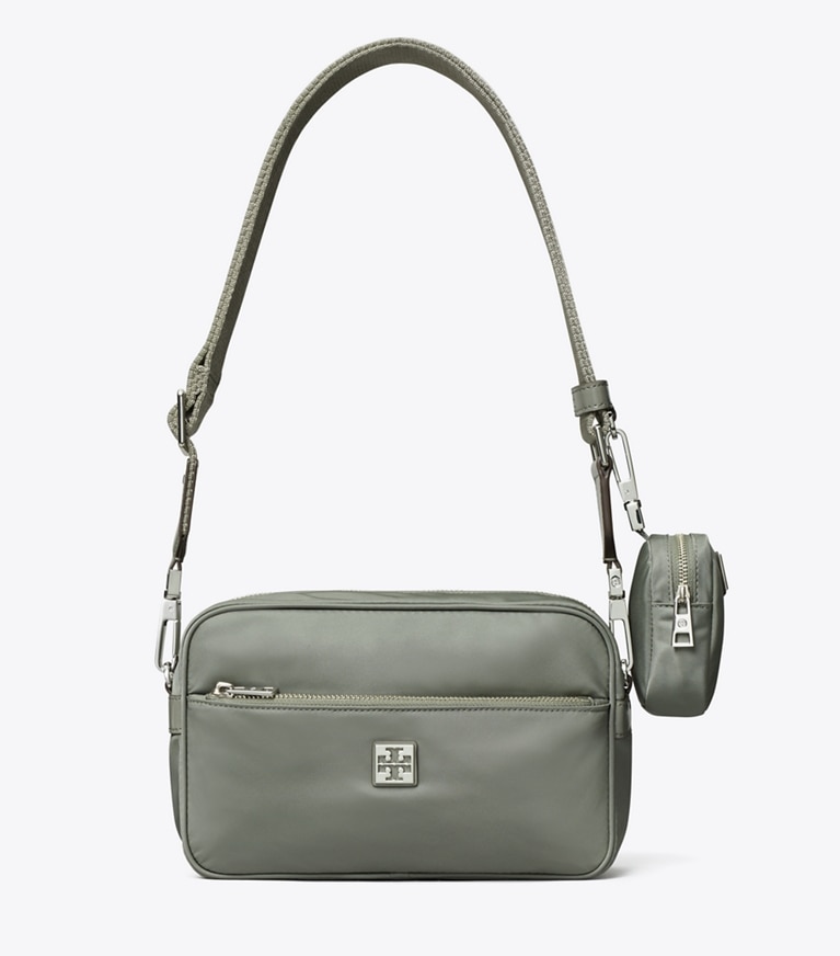 Tory Burch designer ショルダーバッグ ヴァージニア ショルダーバッグ in Shale Rock angle