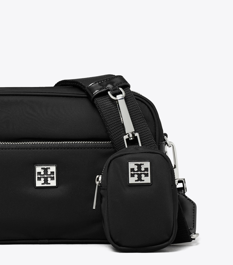 Tory Burch designer ショルダーバッグ ヴァージニア ショルダーバッグ in Black angle