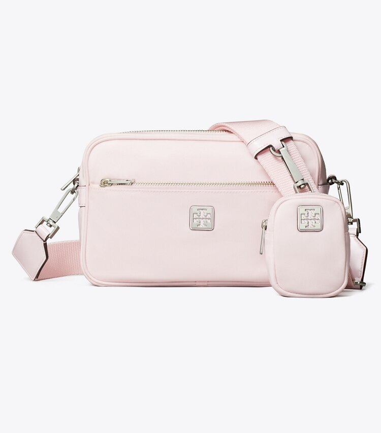 Tory Burch designer shoulder bags Virginia Crossbody Bag in Pink front