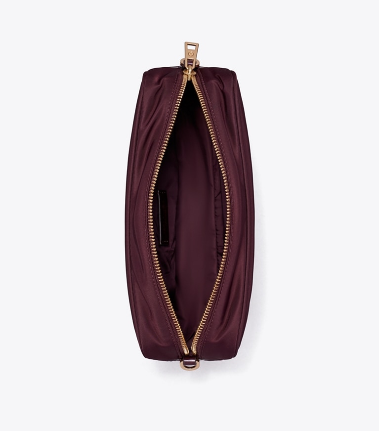 Tory Burch designer クロスボディバッグ ヴァージニア ショルダーバッグ in Dark Carmine オーバーヘッド