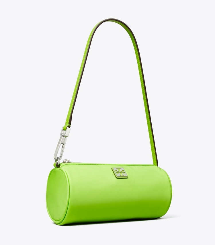 Tory Burch designer shoulder bags Virginia Cylinder Bag in Sugared Apple angle