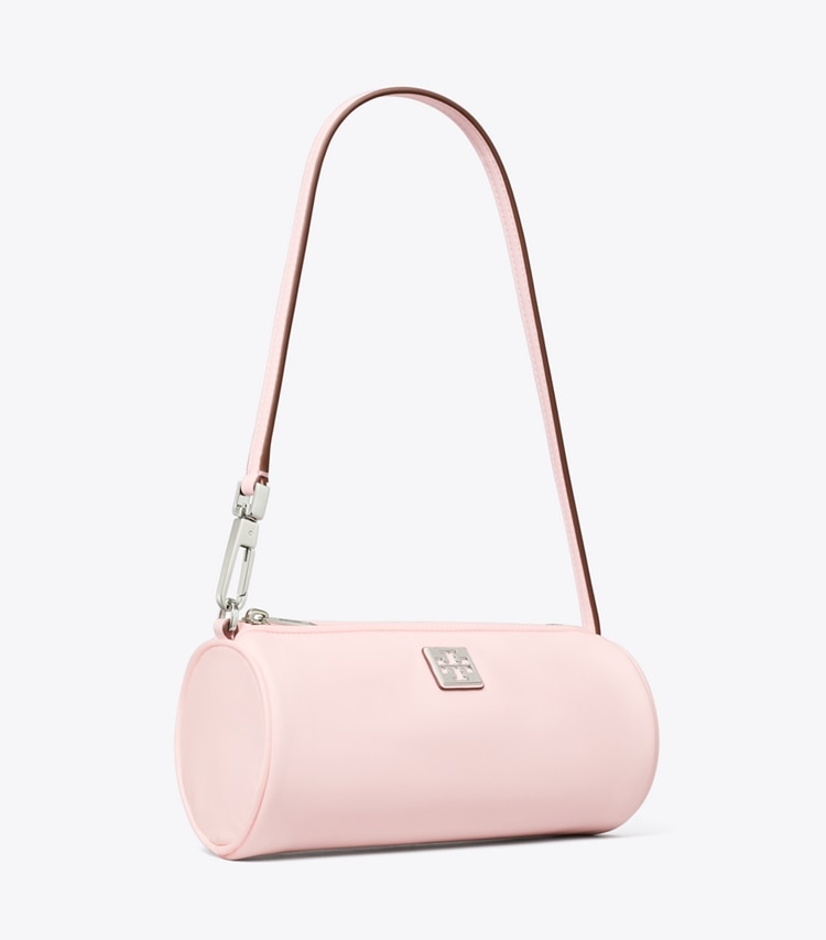 Tory Burch designer shoulder bags Virginia Cylinder Bag in Pink angle