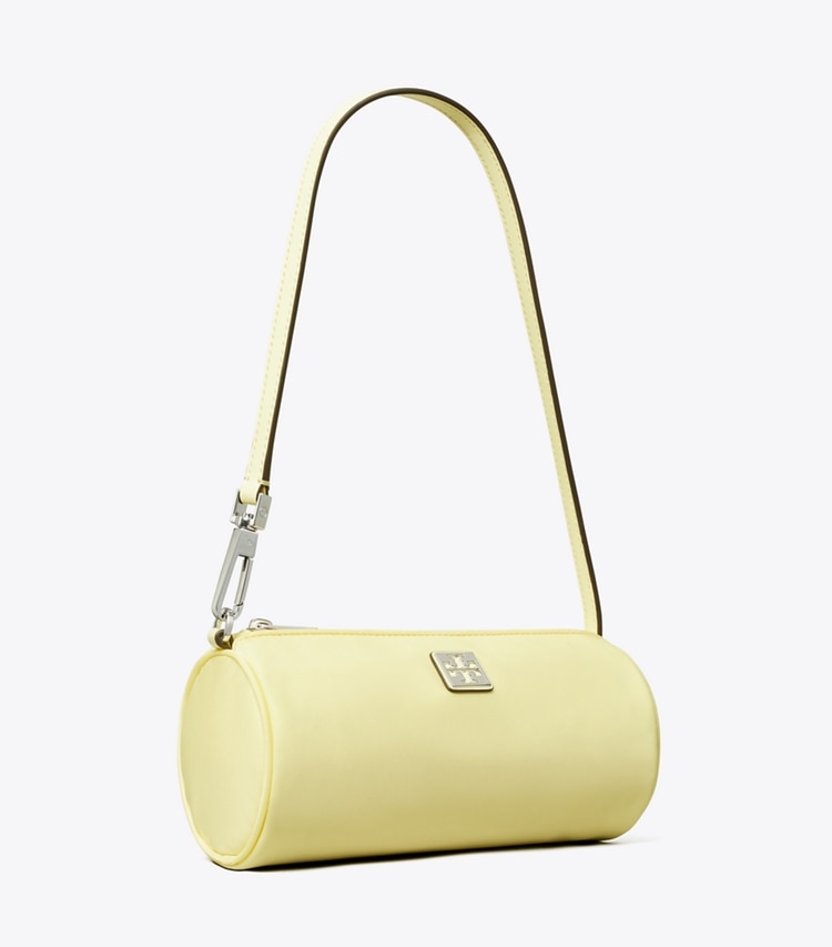 Tory Burch designer shoulder bags Virginia Cylinder Bag in Banana Marshmallow angle