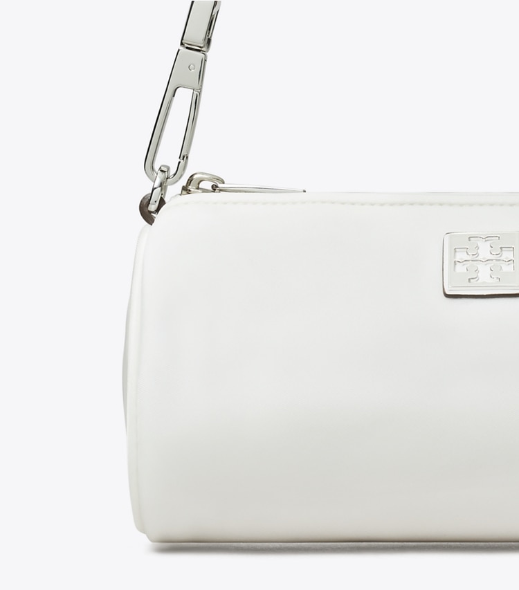 Tory Burch designer schultertaschen Virginia Cylinder Bag in Snow White detail