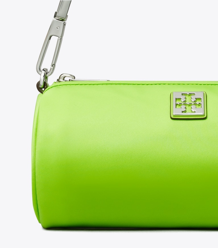 Tory Burch designer shoulder bags Virginia Cylinder Bag in Sugared Apple angle