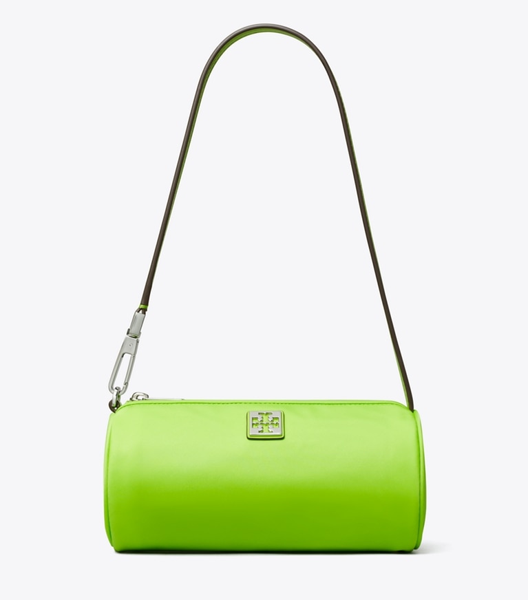 Tory Burch designer shoulder bags Virginia Cylinder Bag in Sugared Apple angle