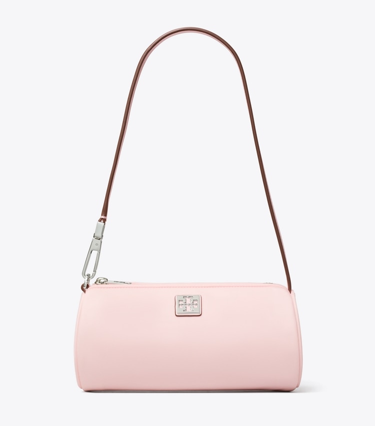 Tory Burch designer shoulder bags Virginia Cylinder Bag in Pink front