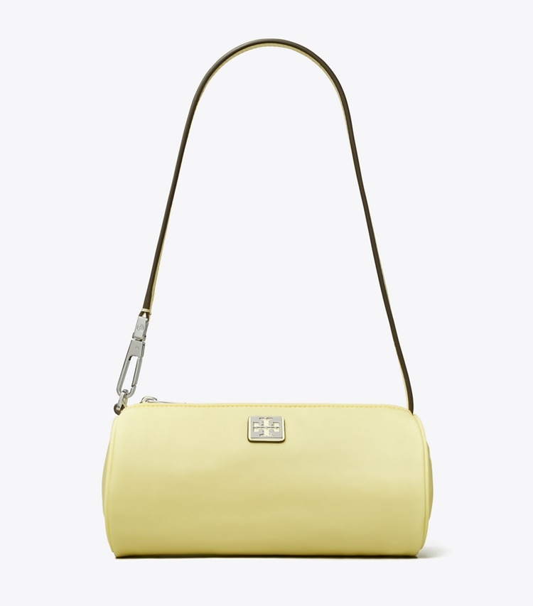 Tory Burch designer shoulder bags Virginia Cylinder Bag in Banana Marshmallow front
