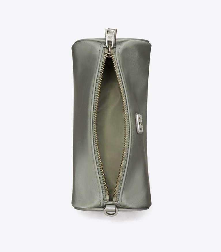 Tory Burch designer shoulder bags Virginia Cylinder Bag in Shale Rock angle