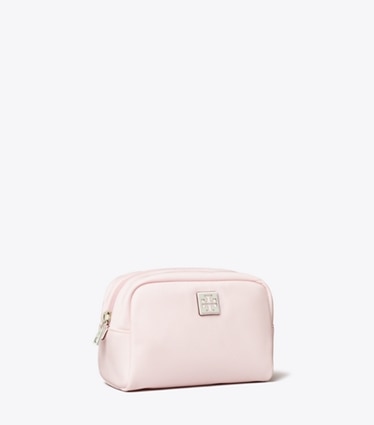 Tory Burch designer kosmetiktaschen Virginia Kosmetiketui in Pink angle
