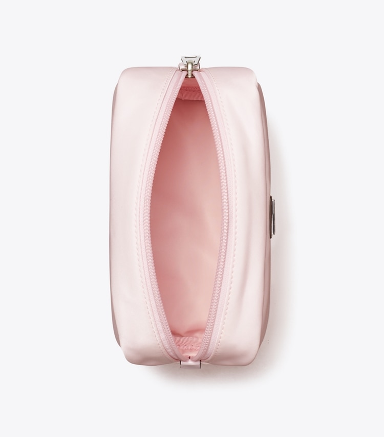 Tory Burch designer kosmetiktaschen Virginia Kosmetiketui in Pink von oben