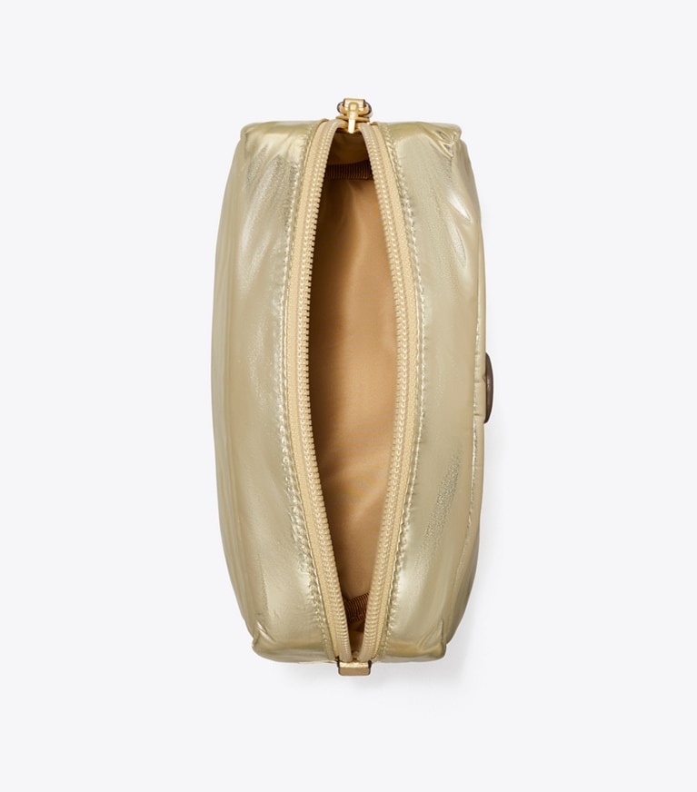 Virginia Metallic Curved Cosmetic Case