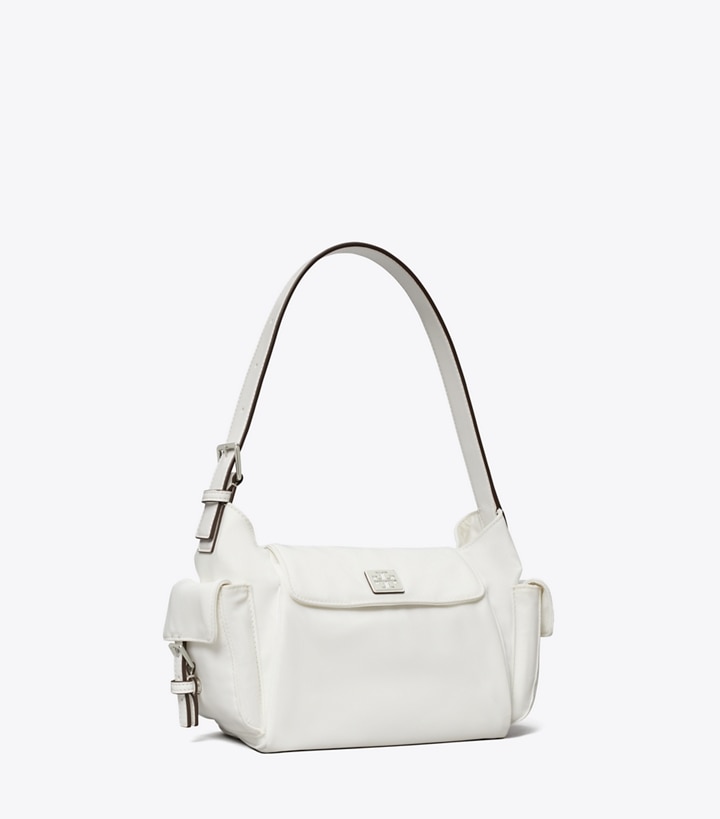 Tory Burch designer ショルダーバッグ ヴァージニア ポケット ショルダーバッグ in White angle