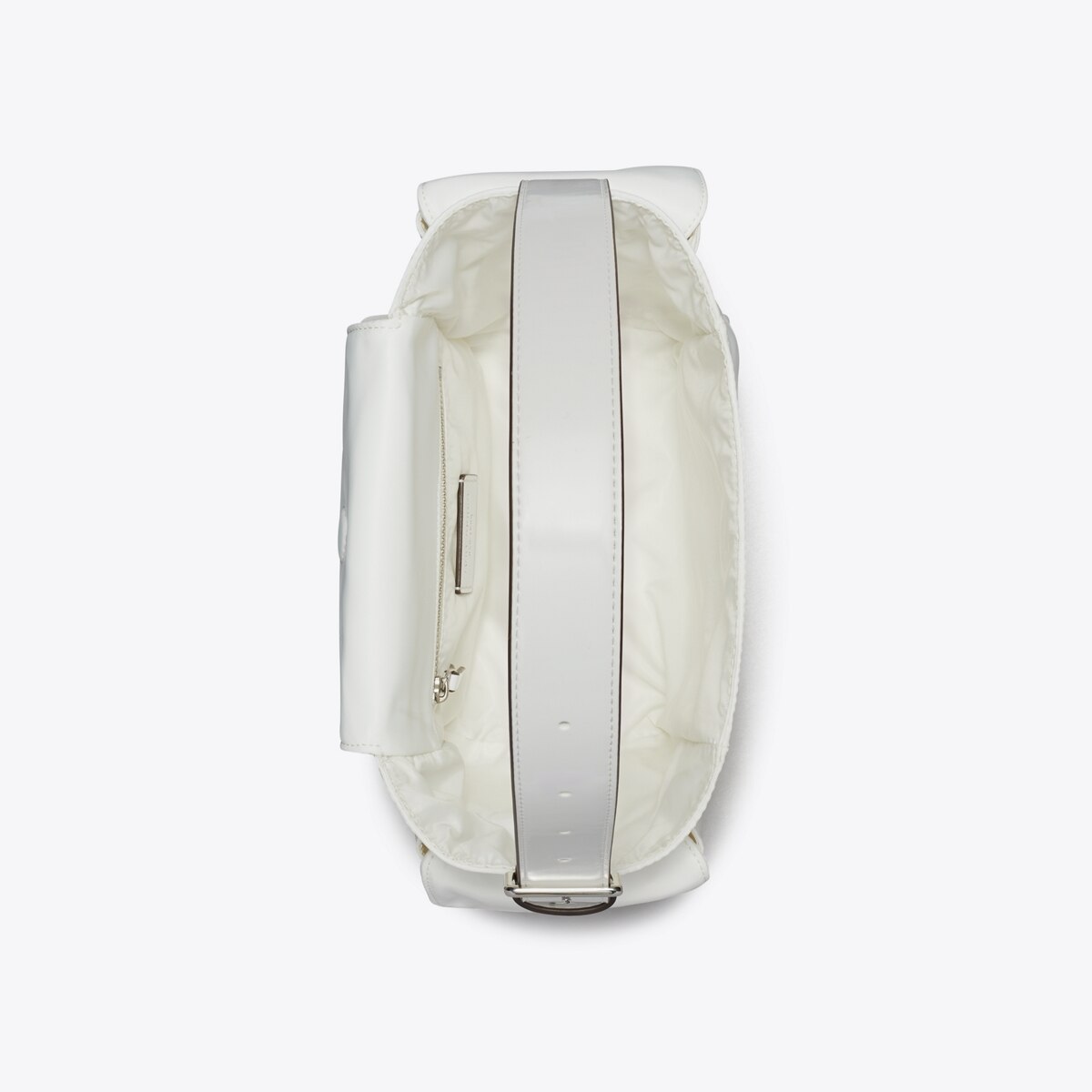 Virginia Pocket Shoulder Bag in white | Tory Burch