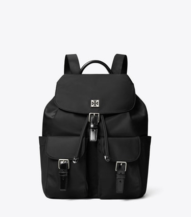 Tory Burch designer rucksäcke Virginia Rucksack in Black front