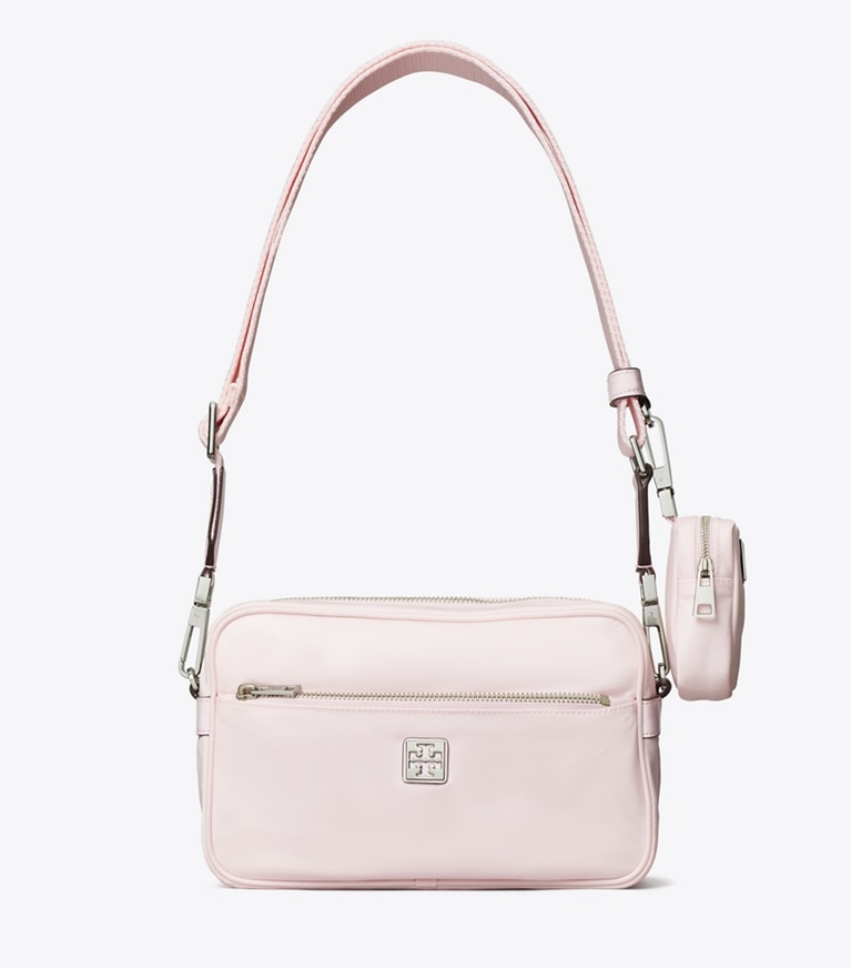 Tory Burch designer schultertaschen Virginia Schultertasche in Pink angle