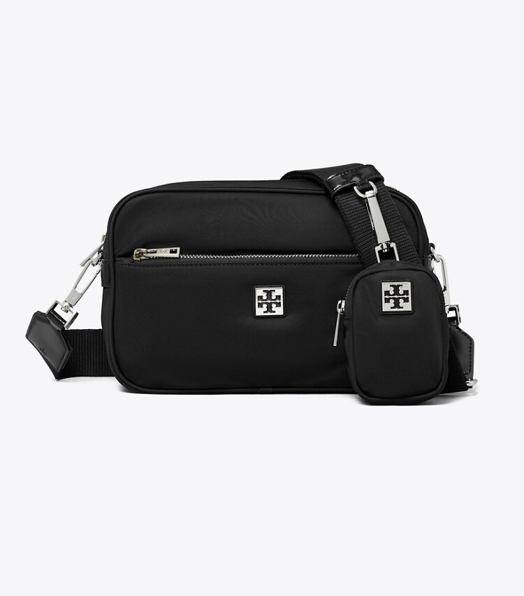 Tory Burch designer schultertaschen Virginia Schultertasche in Black front