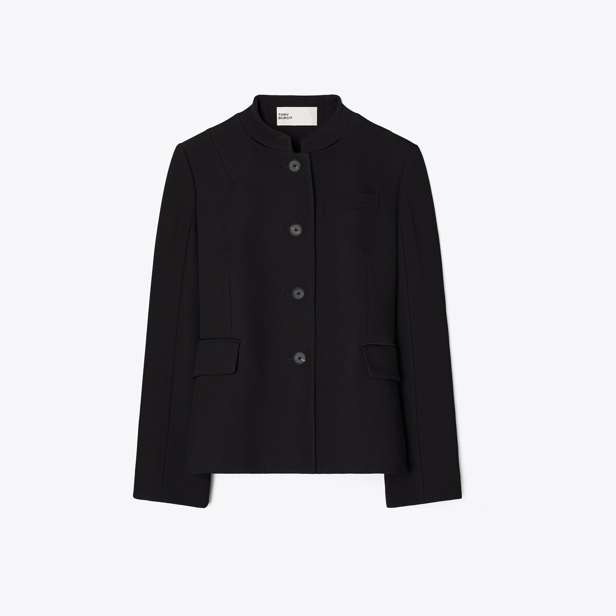 VISCOSE AND COTTON CREPE JACKET