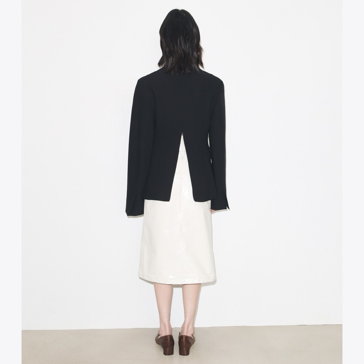 VISCOSE AND COTTON CREPE JACKET - thumbnail 5