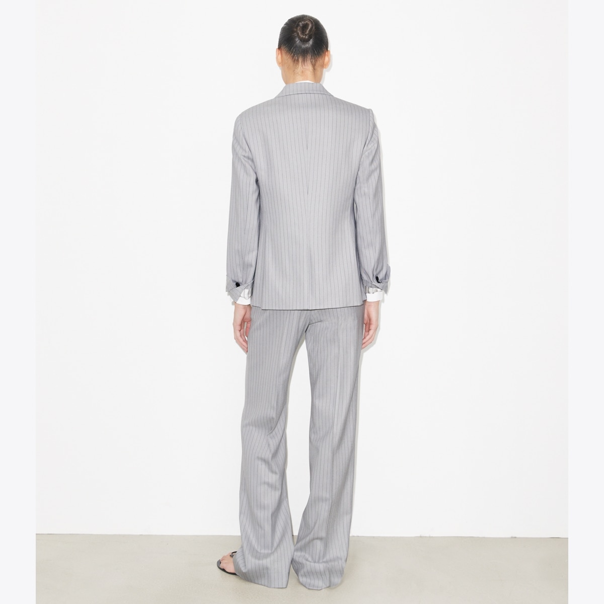 VISCOSE AND WOOL BLAZER - thumbnail 4