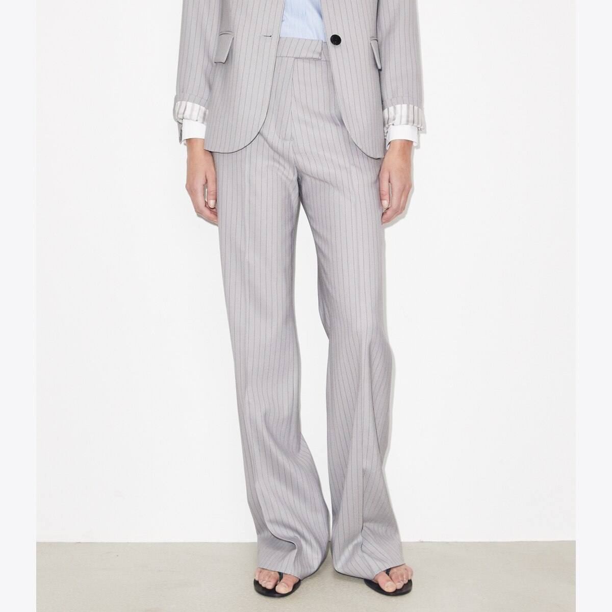 VISCOSE AND WOOL PANTS - thumbnail 4