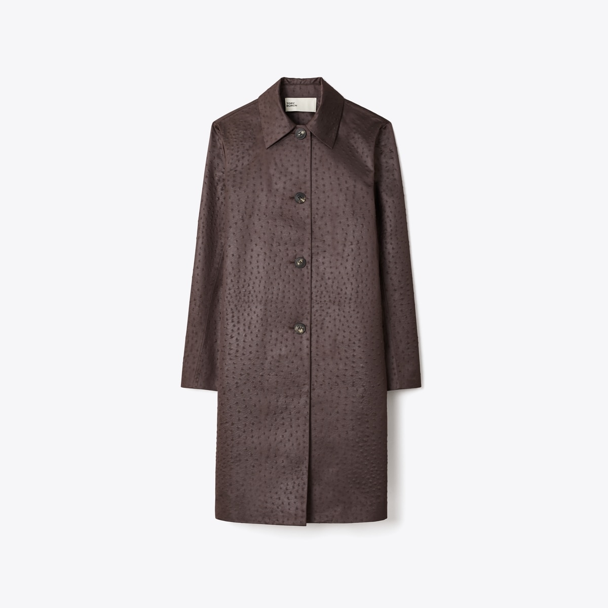 Viscose Car Coat: Women's Clothing | Coats | Tory Burch EU