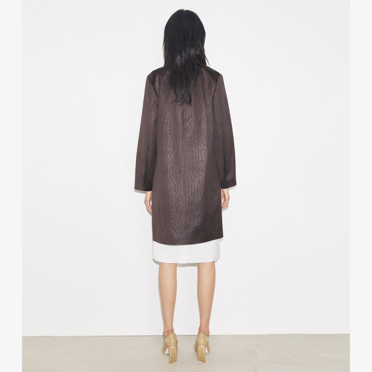 VISCOSE CAR COAT - thumbnail 3