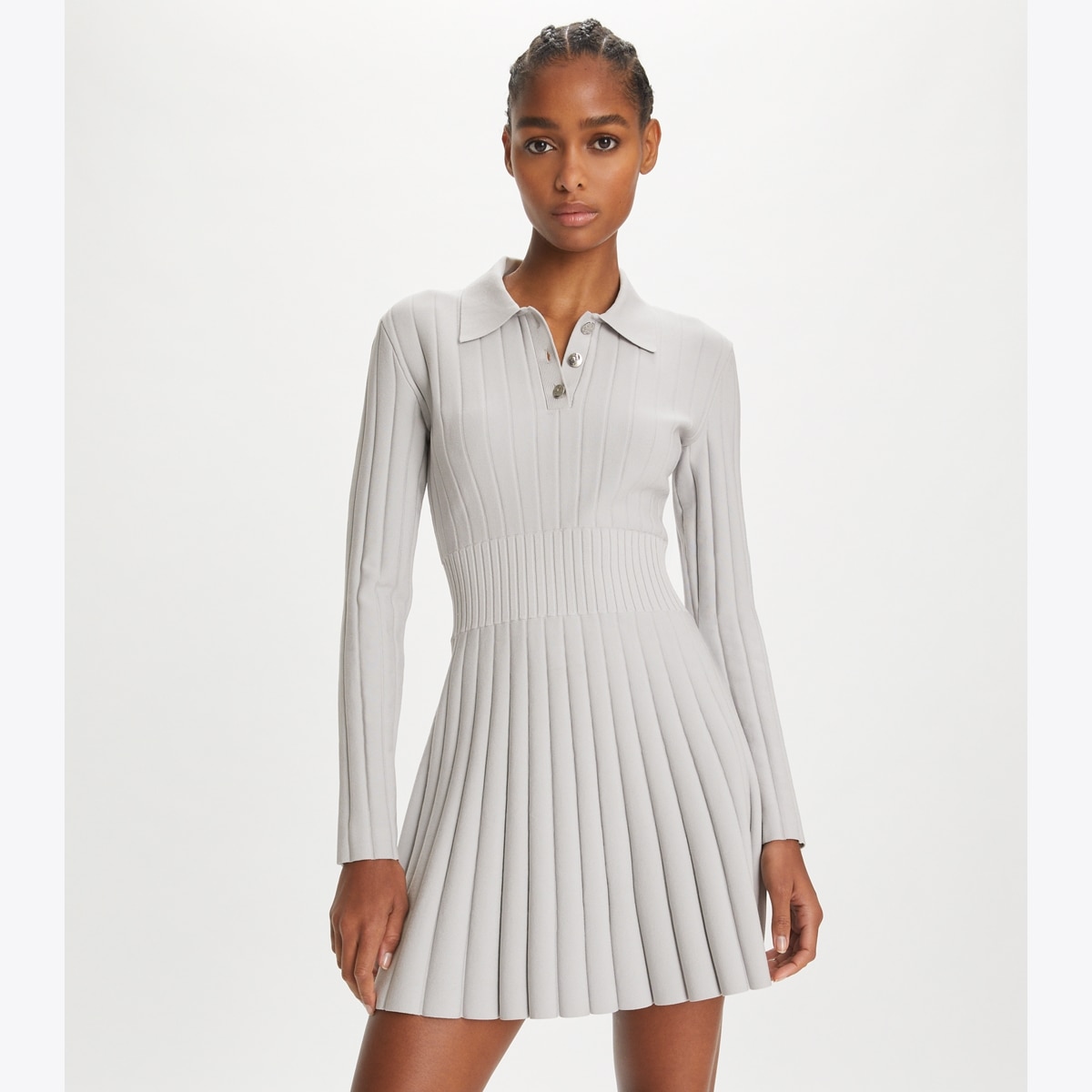 Tory Burch Plaited-Rib Polo | The Summit