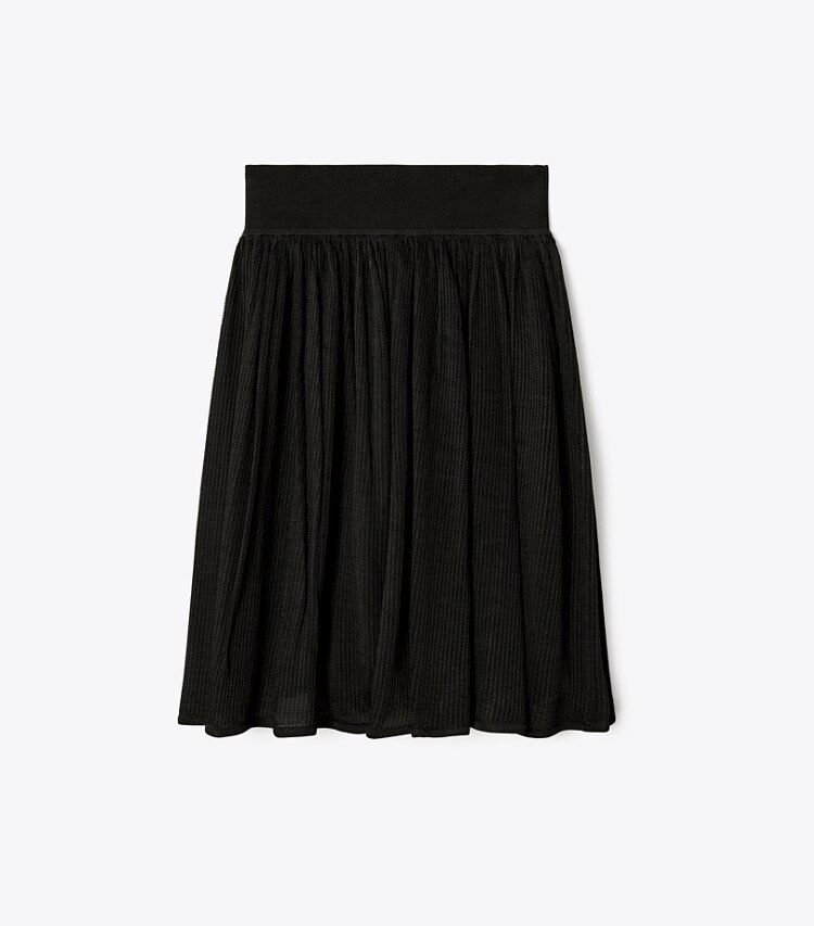 Tory Burch designer bottoms Viscose Knit Short in Black front