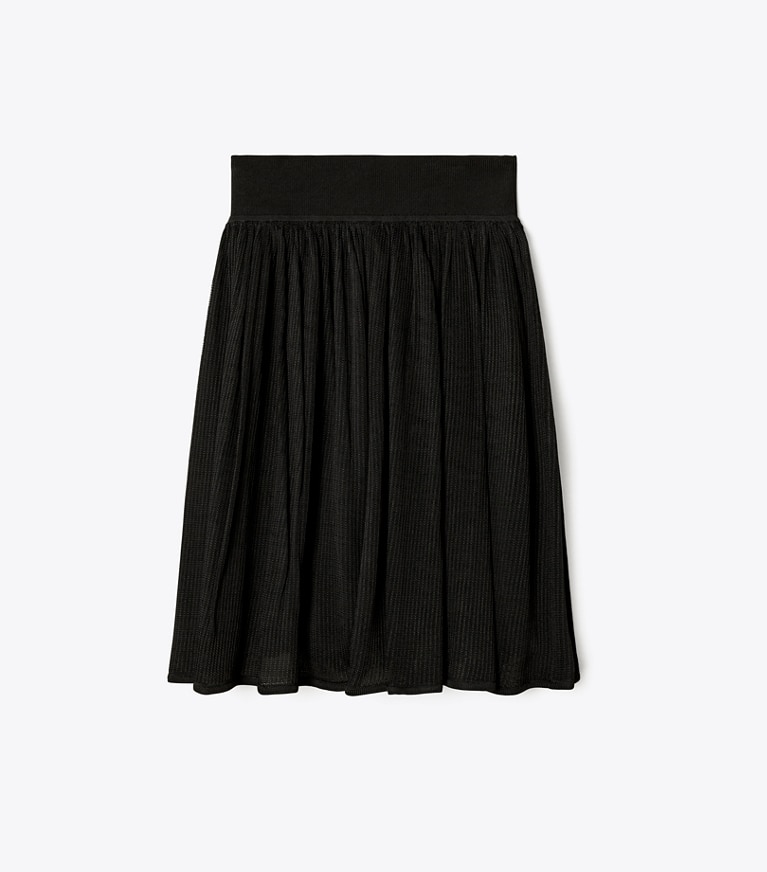 Tory Burch designer bottoms Viscose Knit Short in Black front
