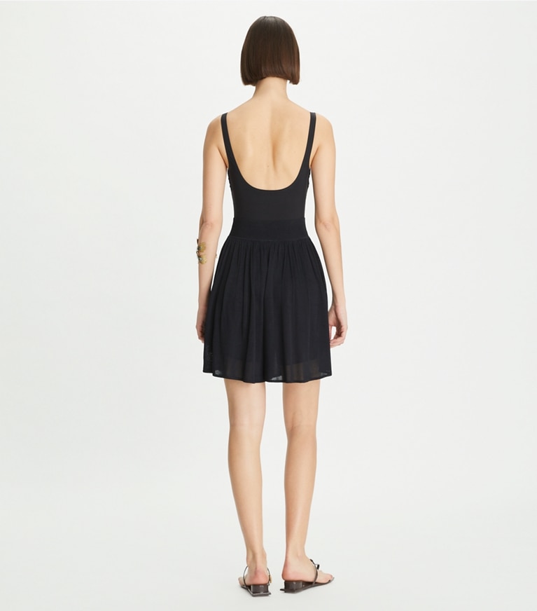 Tory Burch designer bottoms Viscose Knit Short in Black front